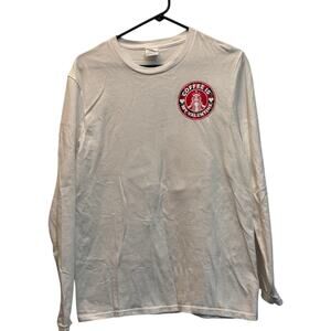 Coffee is my Valentine Long Sleeve Shirt Womens Size Small  Port & Company